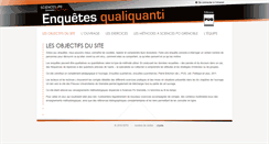 Desktop Screenshot of enquetesqualiquanti.fr